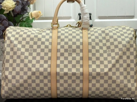 First bags ru reviews BANDOULIÈRE VUITTON 55 KEEPALL LOUIS 0713